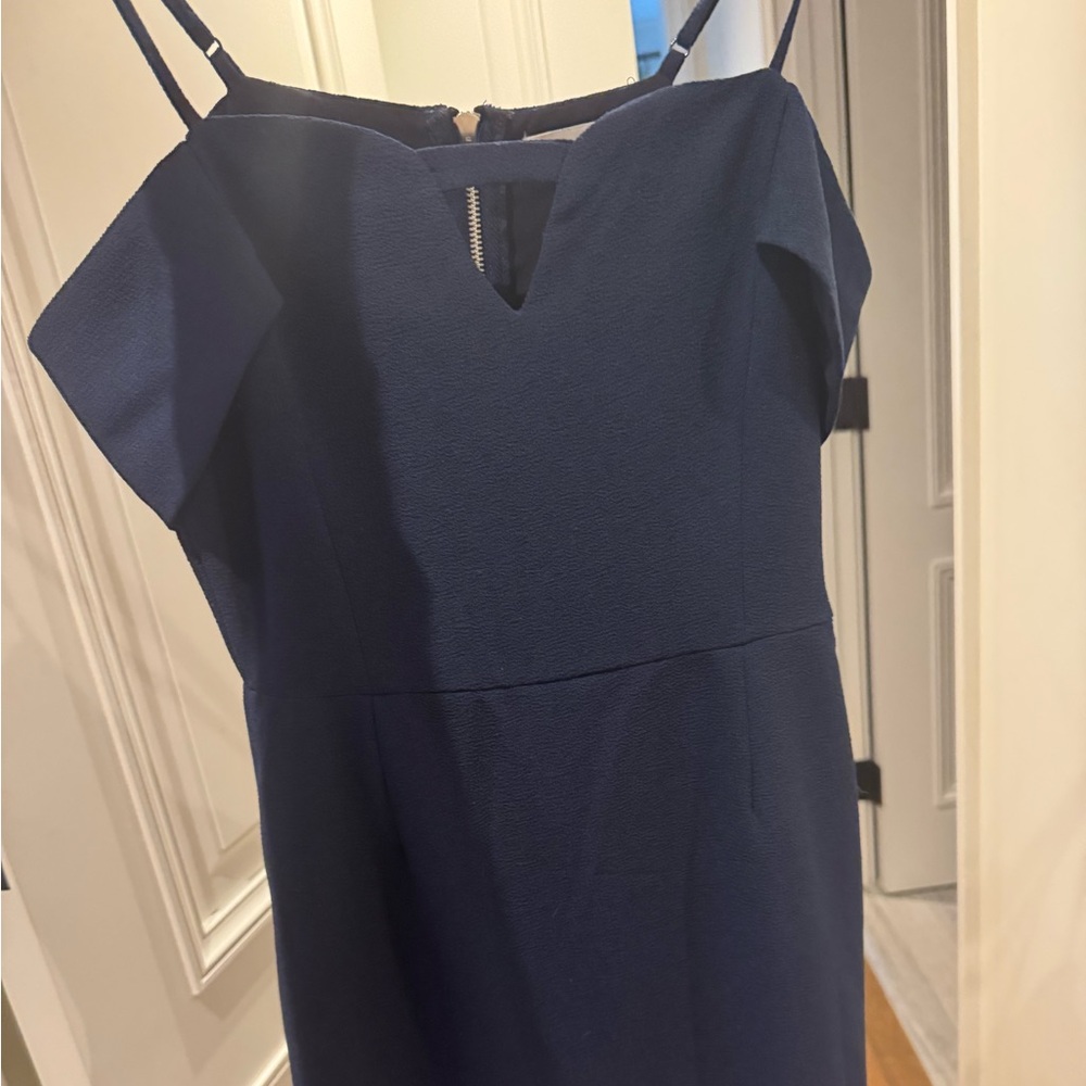 Elegant Navy Blue Dress